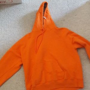 Orange original champion hoodie